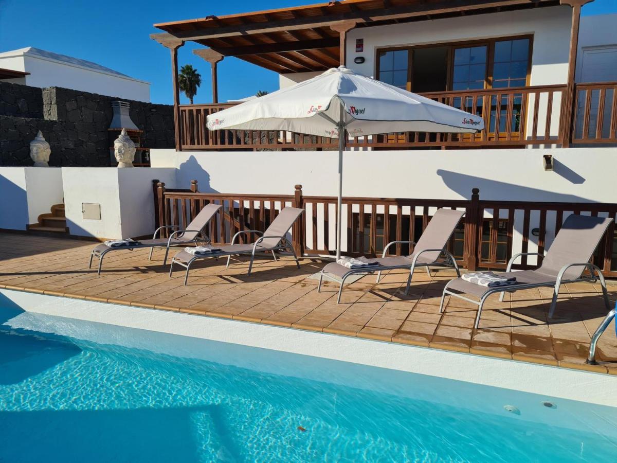 Luxury 4-Bedroom Villa With Heated Pool + Sea View Playa Blanca  Exteriér fotografie